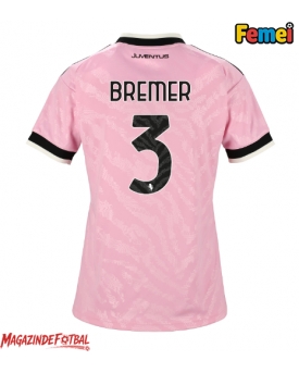 Juventus Gleison Bremer #3 Tricou Fotbal Replică 2026-27 Femei Deplasare